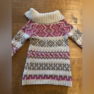 Baby gap sweater dress girls size 18-24 months long sleeve
